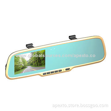 Rear-view Camera, Supports TF Card 32GB, 150-degree Viewing Angle, G-sensor and Motion Detection